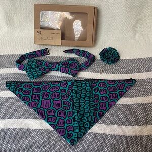 African Print Bow Tie set